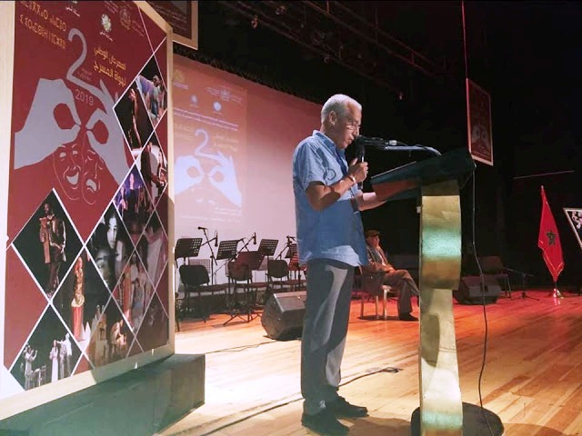 كلمة الدكتور إبراهيم الهنائي في حفل الافتتاح في المهرجان الوطني لهواة المسرح بالمغرب